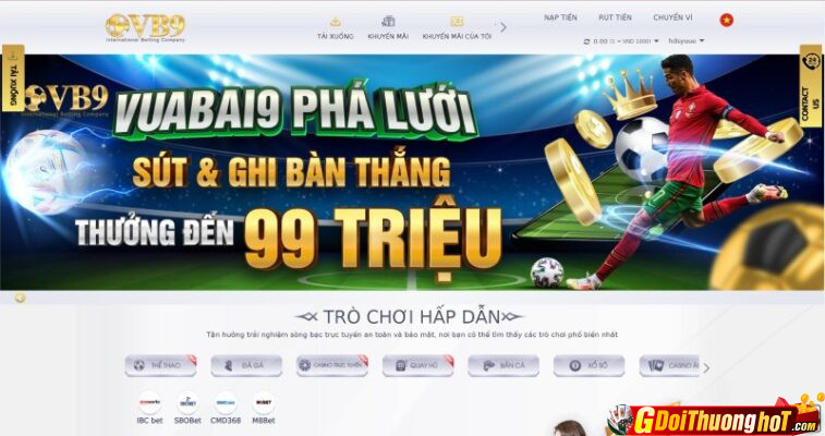 VB9 nhà cái chất chơi giúp bet thủ đánh bạc & cá độ tốt nhất 2023